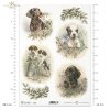 zwierzaki, jamnik, dog, dog heads, Christmas decorations, holly, mistletoe, Tiere, Hund, Hundeköpfe, Weihnachtsschmuck, Stechpalme, Mistelzweig, animales, perro, cabezas de perro, decoraciones navideñas, acebo, muérdago